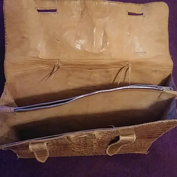 Crocodile briefcase